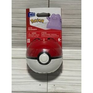 Mega Pokemon Ditto Building Set Poke Ball 26 Pieces HTH98 New